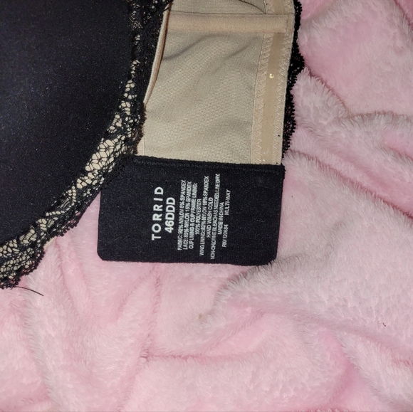 Torrid Strapless Bra Black Lace 46DDD (46F) - Picture 5 of 5